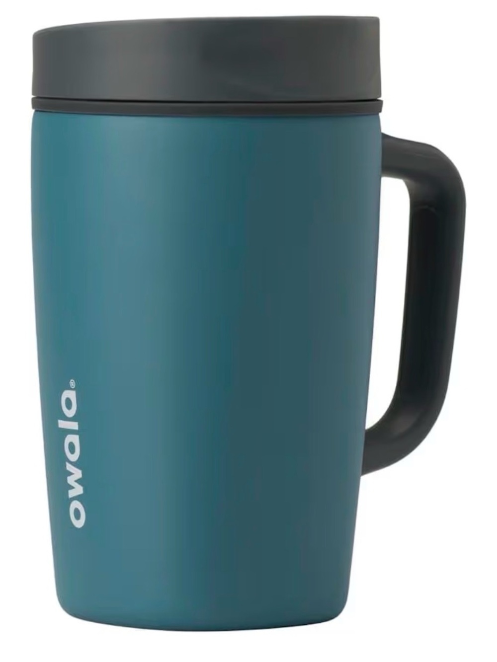 Owala SmoothSip Slider w Handle - Stainless Steel - 12-oz. - Grey/Blue